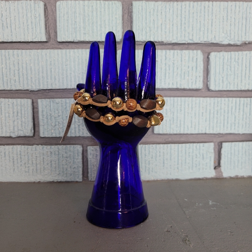 New Directions Beaded stacked bracelet
